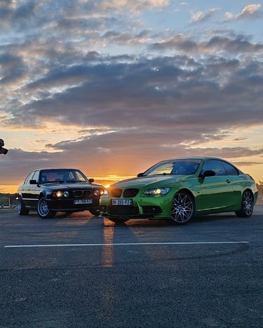 Photo amateur au téléphone BMW E39 & E92
