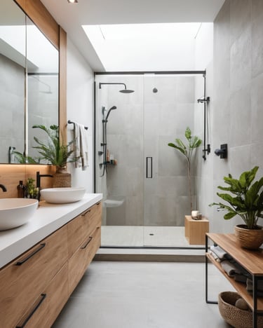 baño moderno con estilo