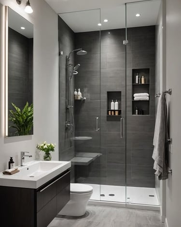Professional bathroom deep cleaning service in Boca Raton by Cleana Group. Sparkling tiles, sanitized surfaces, and mold-free