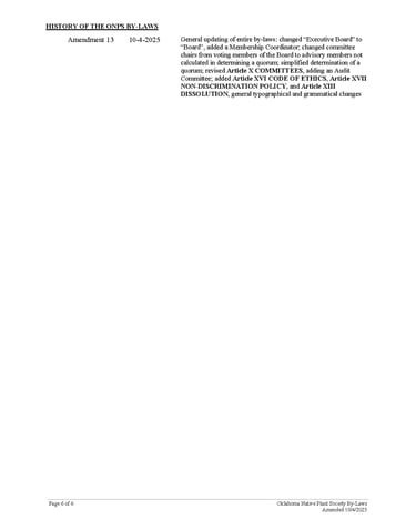 2025 By-Laws, page 6 of 6