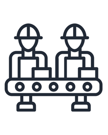 An icon with transparent background representing the concept Assembly Services