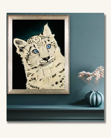 Snow Leopard Fine Art Print