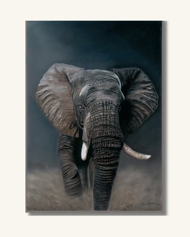 African Elephant Art