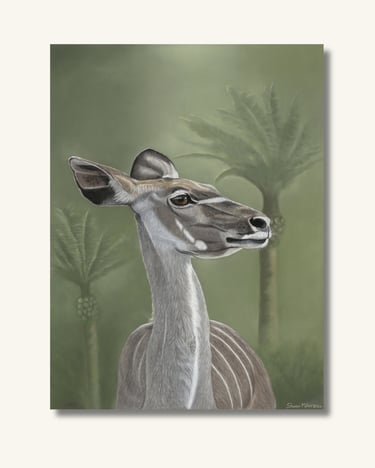 Lady Kudu painting