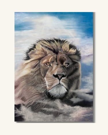 Lion Gpd Original Painting