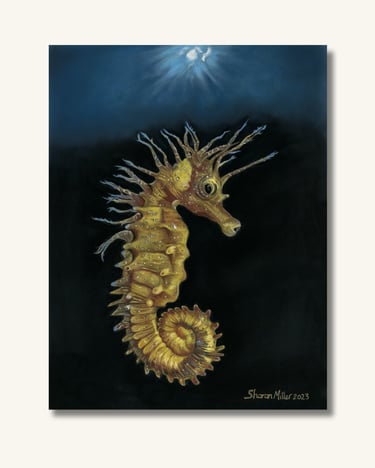 Sea Horse Original Painting