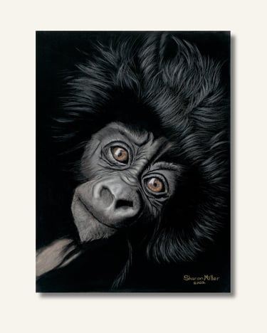 Baby Gorilla Original Painting