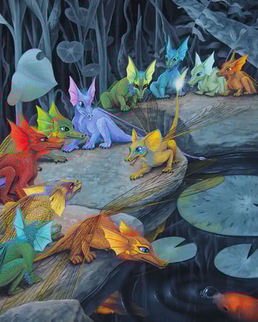 Bug Dragons secret night time meeting