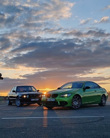 Photo amateur au téléphone BMW E39 & E92