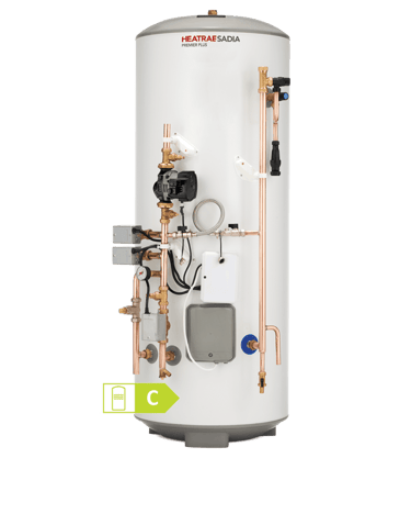 Logos of boiler brands: Glow-worm, Vaillant, Worcester Bosch Group, Vokera, Potterton, Baxi, and Ideal, displayed on a white