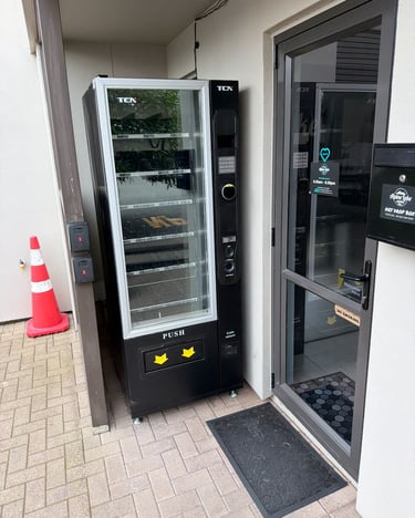 TCN 6G vending machine installed inside a commercial office building in Australia.