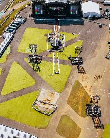Venue Management ground protection mat