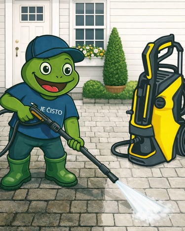 Čiščenje tlakovcev