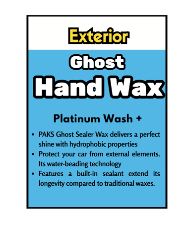 Delivers shine, hydrophobic properties, protects from elements, water-beading sealant