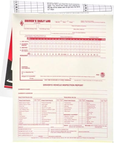 FMCSA compliance documents and driver qualification file templates
