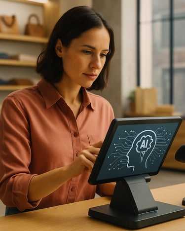 Medewerker ThrAive die helpt bij AI in het MKB