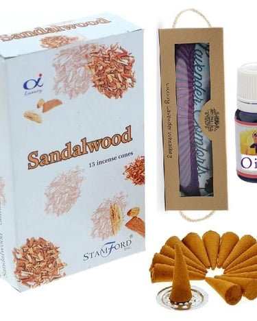 Essential Oils, Cones & Wheat Bag