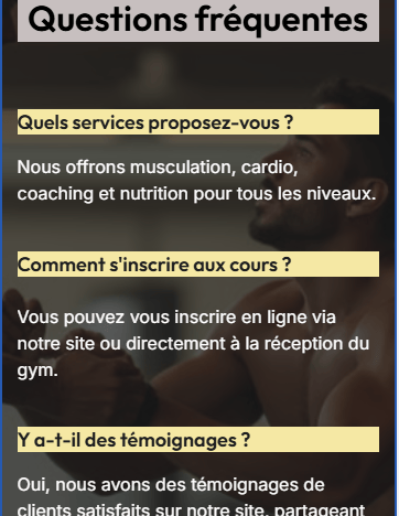 site web Nyco gym
