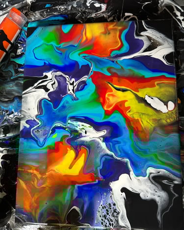 Le façon de créer une peinture acrylique