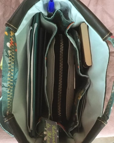 vue extérieure du dessus de l'organiseur artisanal