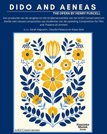 Shiva Soroosh - Dido and Aeneas opera by Henry Purcell - ArtEZ Conservatorium