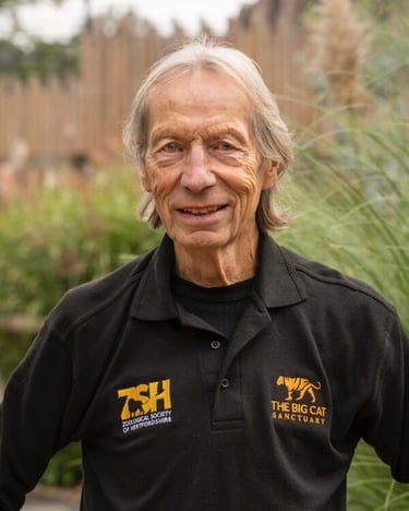 Founder of Hertfordshire Zoo, Peter Sampson