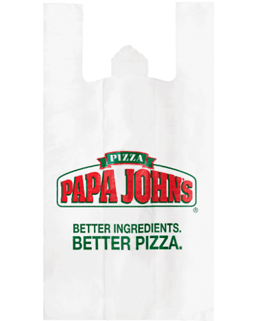 Bolsa de camiseta para pizzas