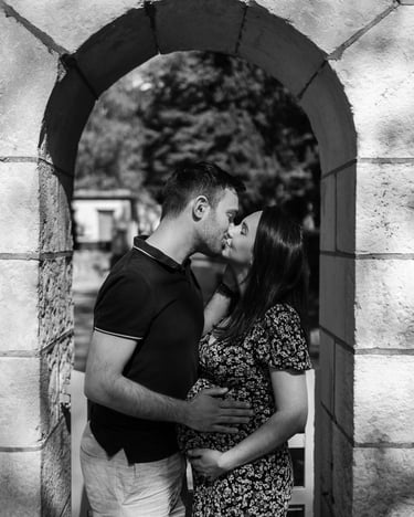 Shooting grossesse Jardin des prés fichaux Bourges