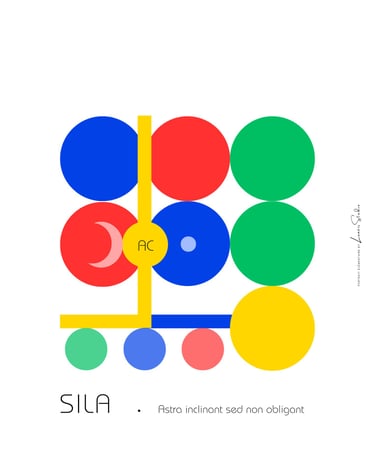 Affiche personnalisée design Sila