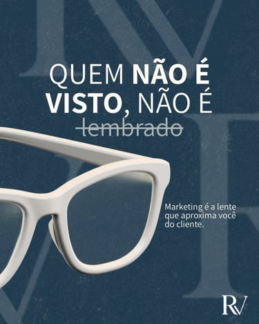 Estratégias digitais para óticas, com foco em crescimento de vendas e fortalecimento de marca.