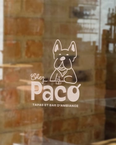 Branding chez Paco - vitrine - Soleado studio