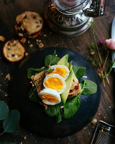 toast aux oeufs