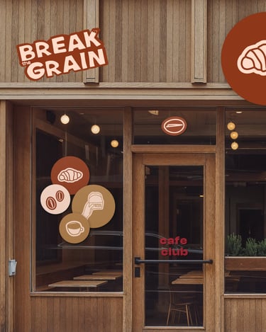 Identité visuelle - Break the grain - coffee par Soleado studio