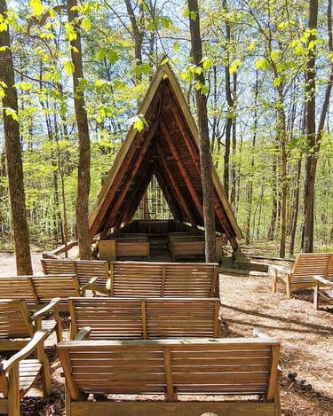Huntsville, AL - A very small outdoor Chapel at Madison County Nature Trail