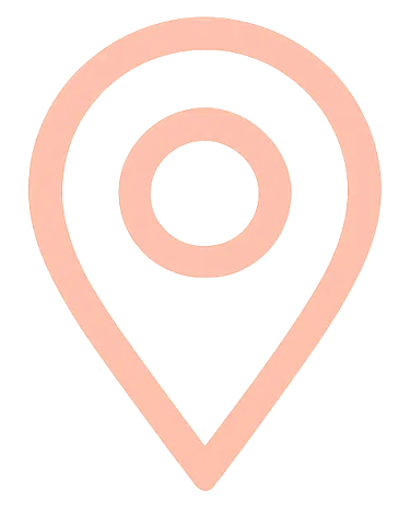 Icone localisation rose