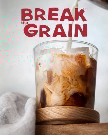 Identité visuelle - Break the grain - coffee par Soleado studio