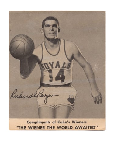 1957-58 Kahn's Wieners Basketball Card Richard Regan