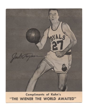 1959-60 Kahn's Wieners Basketball Card Jack Twyman