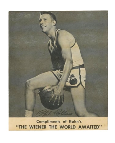 1959-60 Kahn's Wieners Basketball Card Phil Rollins