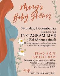 virtual baby shower invitation