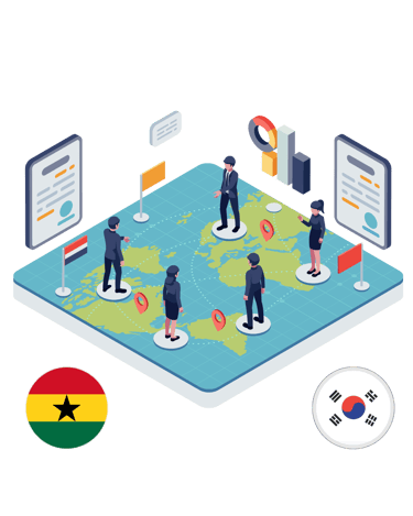 World view of Ghana - Korea Trade & Investment