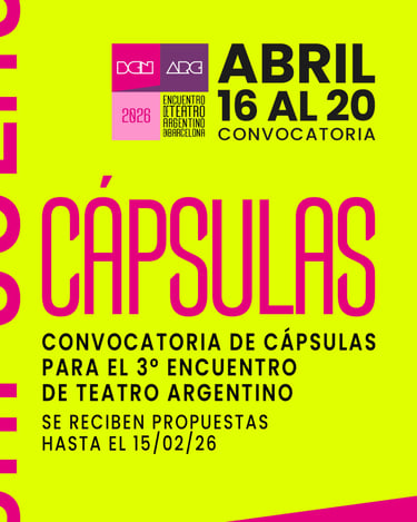 flyer para convocatoria de cápsulas