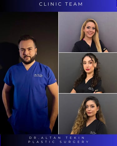 Dr. Altan Tekin kliniğinde görev yapan uzman ekip