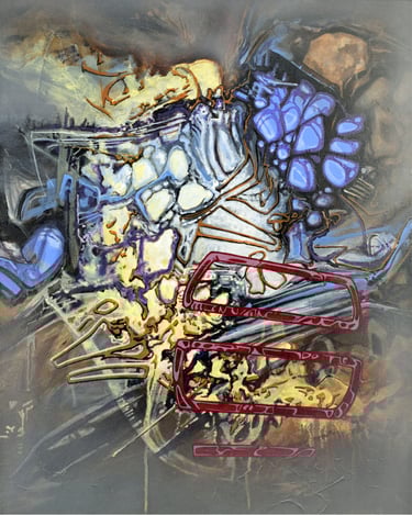 Abstract painting by Eric Stiles