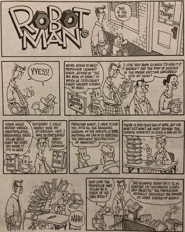 Robotman Strip: Book Signing