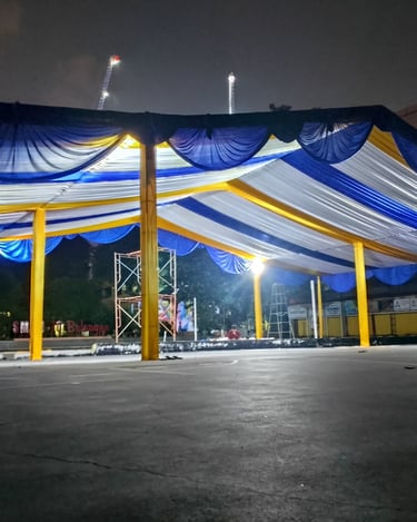 Sewa Tenda Plafon Dekor Serut