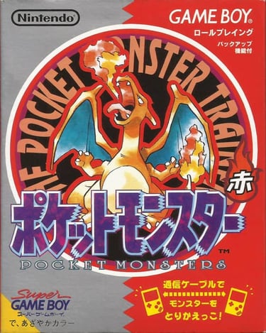 pokemon red japanese cover
