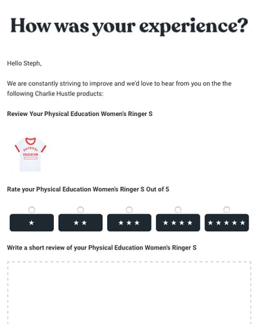 request email template