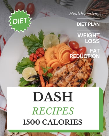7 day DASH diet meal plan menu pdf for weight loss