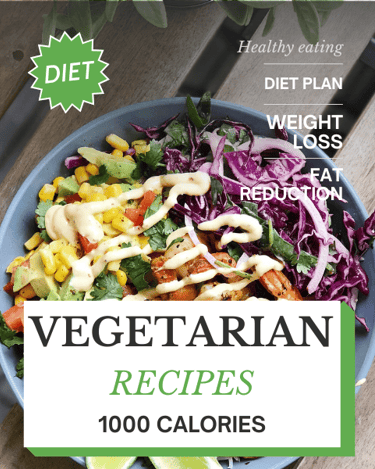vegetarian diet for weight loss 1000 calories for reduction